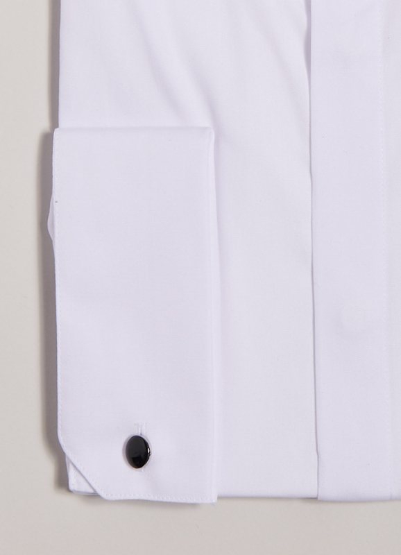 Cotton poplin Wing tip Ceremony shirt - Tailored fit