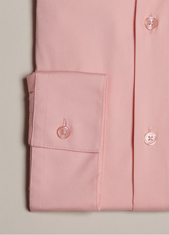 Slim shirt in stretch poplin