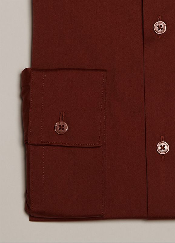 Slim shirt in stretch poplin