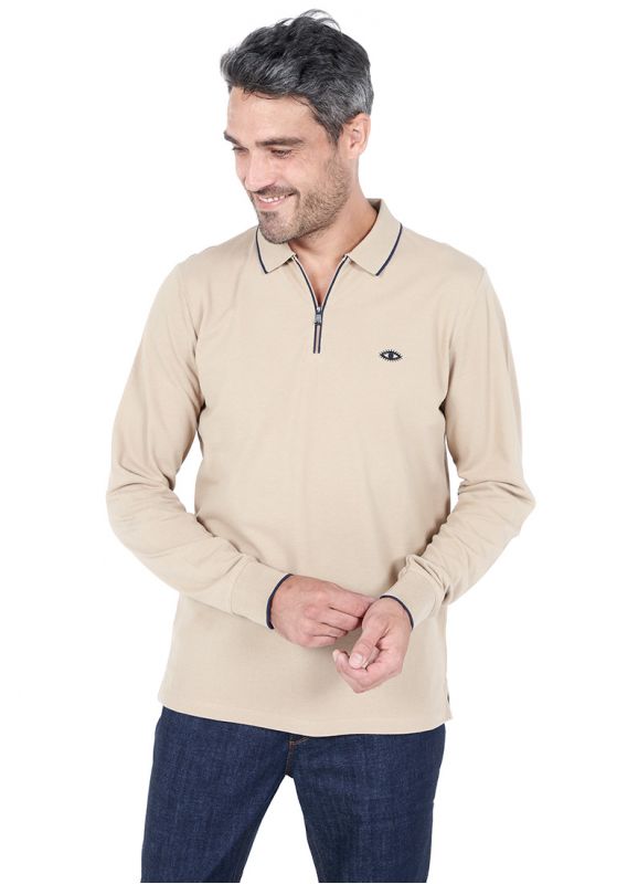 Polo manche longue