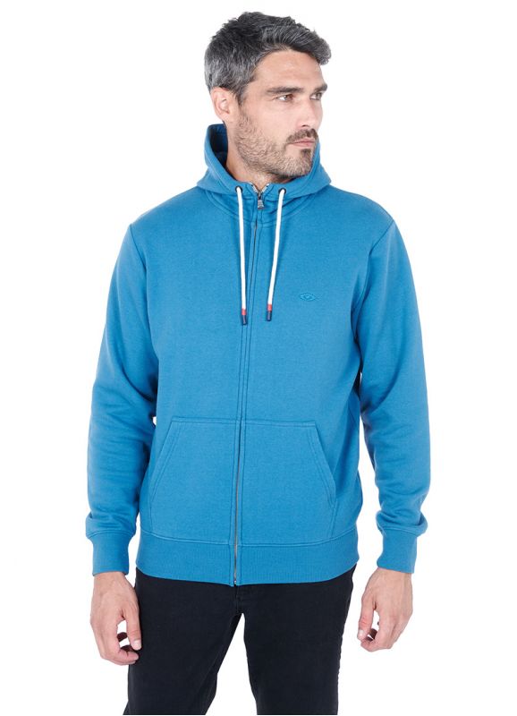 Sweat capuche zipp