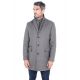 Manteau long avec parmenture amovible en suédine