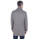 Manteau long avec parmenture amovible en suédine