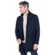 Manteau long avec parmenture amovible en suédine