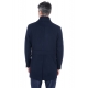Manteau long avec parmenture amovible en suédine