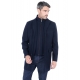 Manteau long avec parmenture amovible en suédine