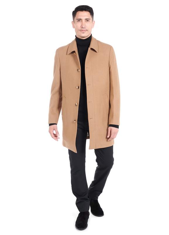 Men coat regular fit