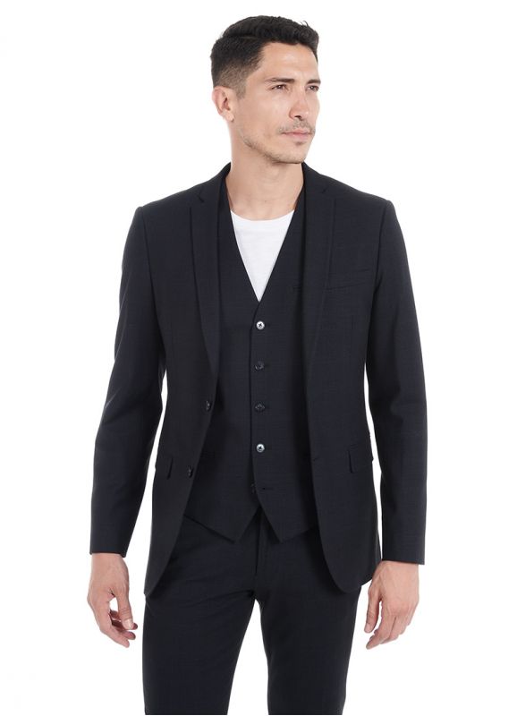 Veste de costume extra slim en Prince de Galles, Bi-stretch