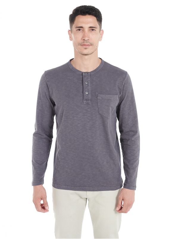 Polo à col mao