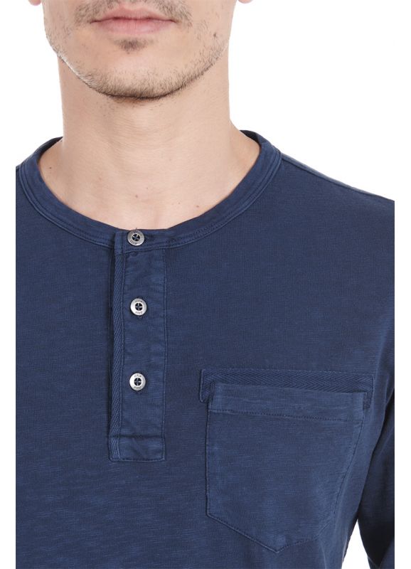 Polo à col mao