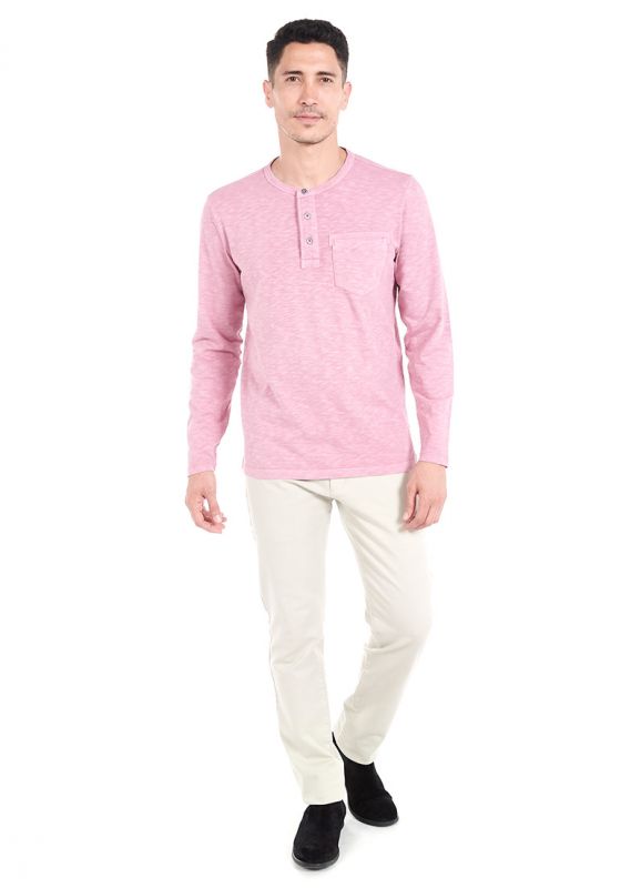 Polo à col mao