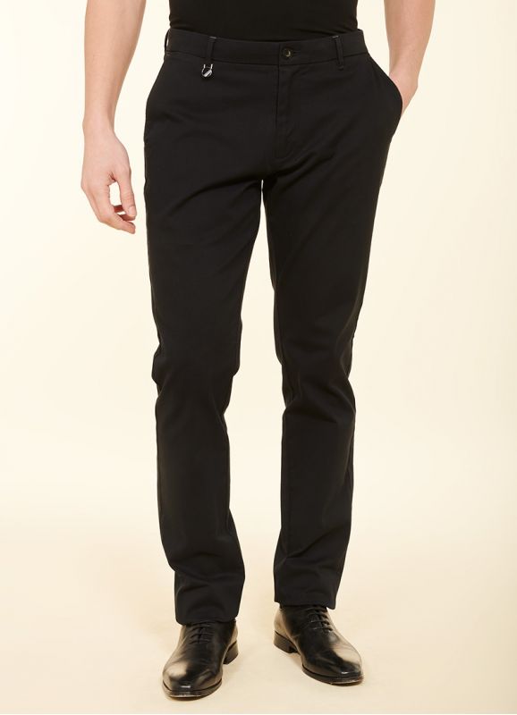 PANTALON EN GABARDINE DE COTON STRETCH 