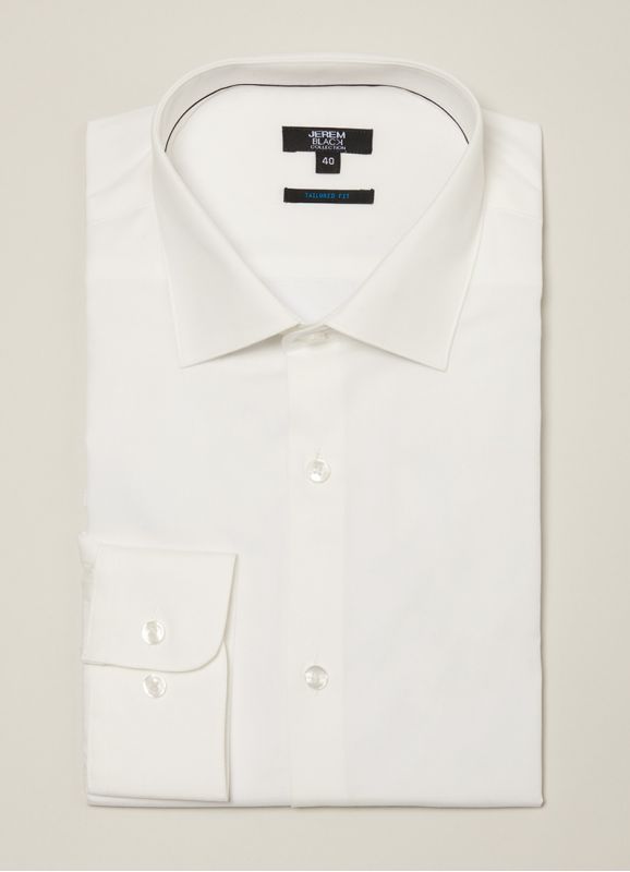 Cotton poplin shirt - Tailored fit