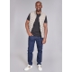Quilted sleeveless puffer jacket