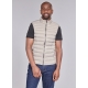 Quilted sleeveless puffer jacket