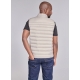 Quilted sleeveless puffer jacket