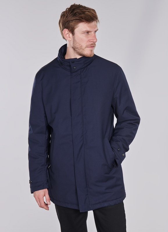 Parka à capuche zipée avec parementure amovible