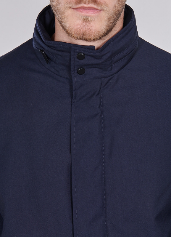 Parka à capuche zipée avec parementure amovible
