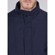 Parka à capuche zipée avec parementure amovible