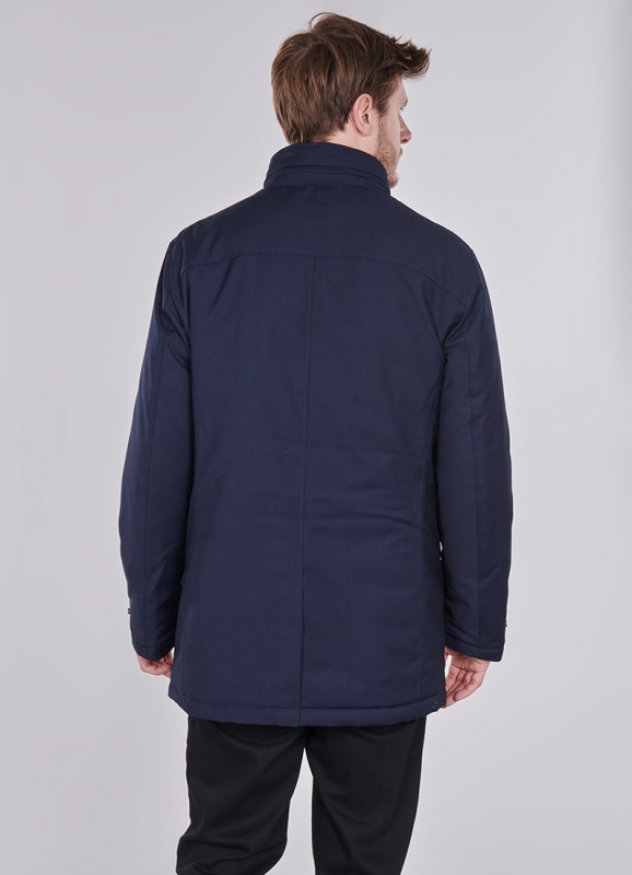 Parka à capuche zipée avec parementure amovible