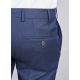 Pantalon droit en poly-viscose