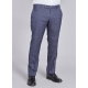 Pantalon droit en poly-viscose