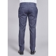 Pantalon droit en poly-viscose