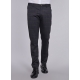 Pantalon de costume en poly-viscose stretch