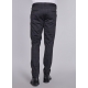 Pantalon de costume en poly-viscose stretch