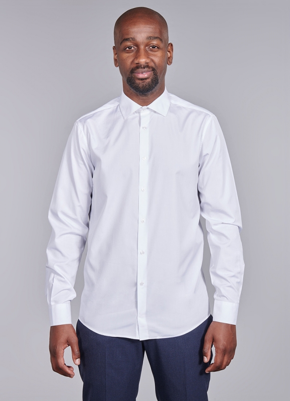 Cotton poplin shirt – Tailored fit