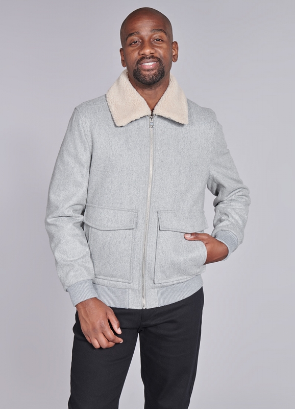 Blouson en poly-laine
