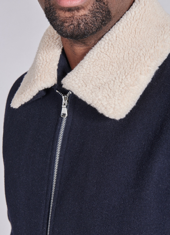 Poly-wool jacket