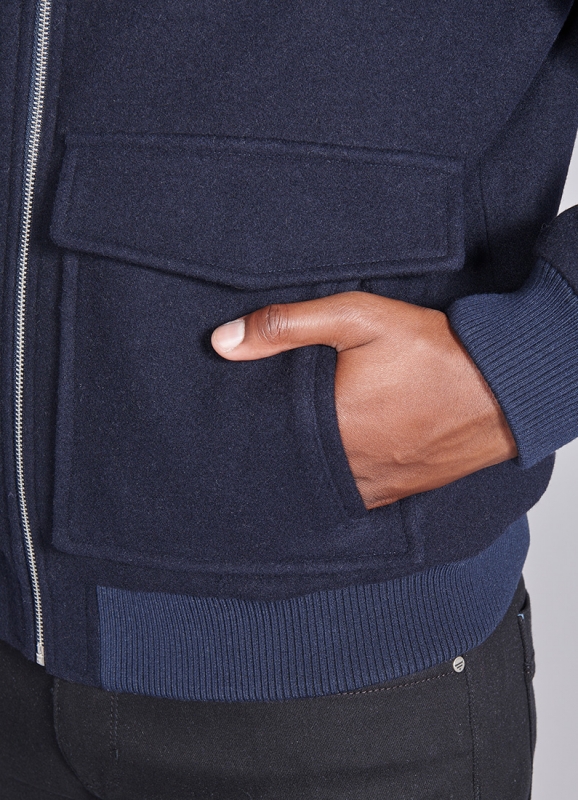 Poly-wool jacket