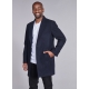 Manteau en poly-laine mi-long