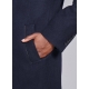 Manteau en poly-laine mi-long