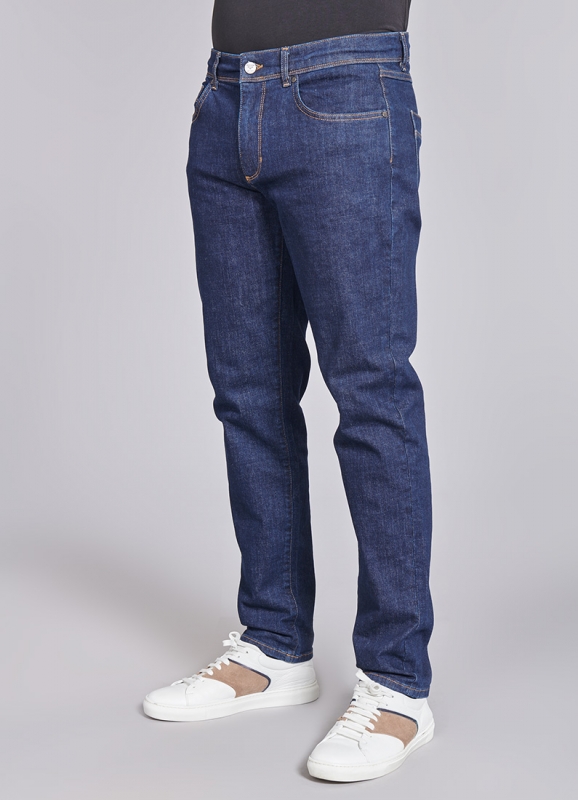 JEANS SLIM EN COTON STRETCH 