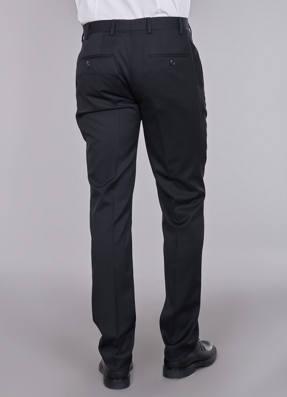 PANTALON DE COSTUME EN LAINE VIERGE CHINÉE