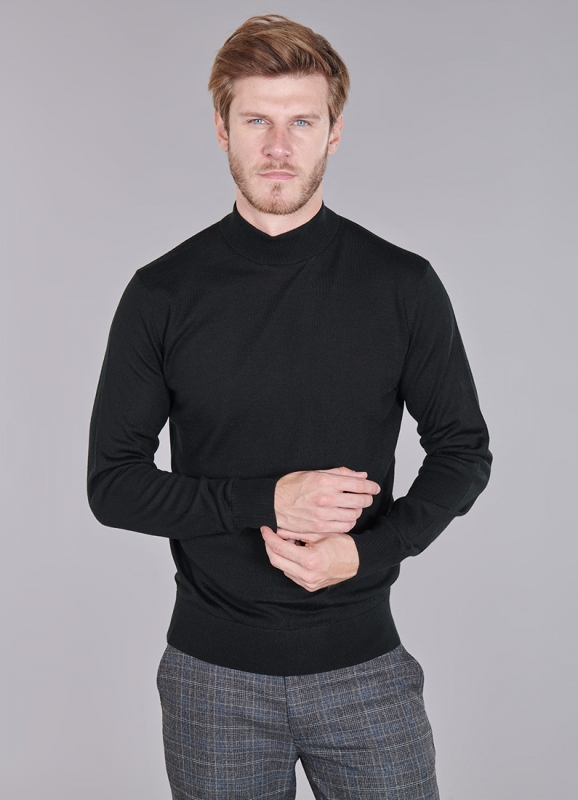MERINOS mock turtleneck pullover