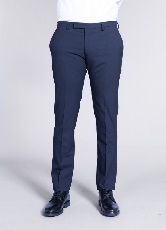 PANTALON DROIT EN POLY-VISCOSE