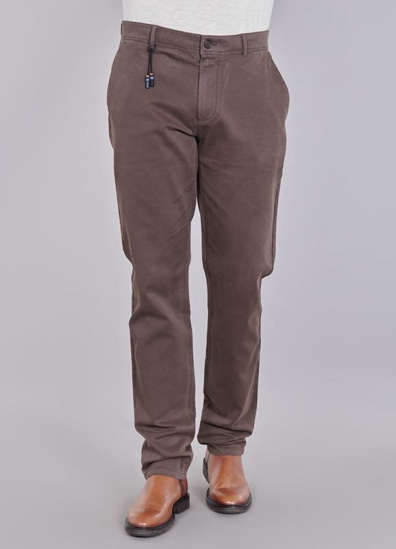 Pantalon en coton stretch