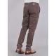 Pantalon en coton stretch