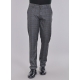 Pantalon en polyviscose à motif