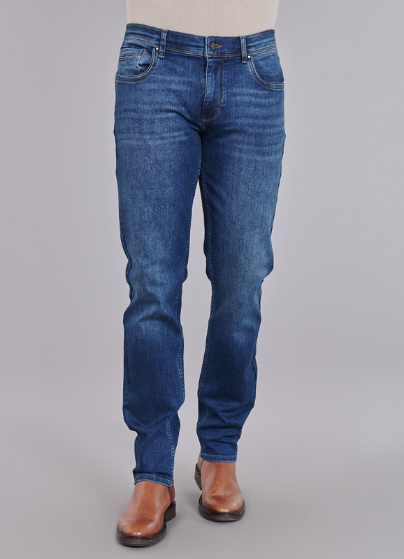 JEANS SLIM EN COTON STRETCH 