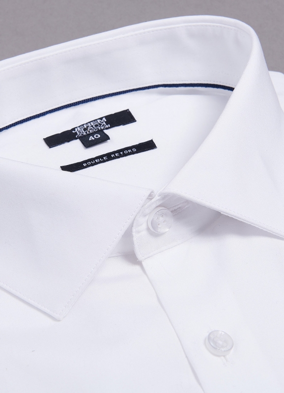 Cotton poplin shirt - Tailored fit