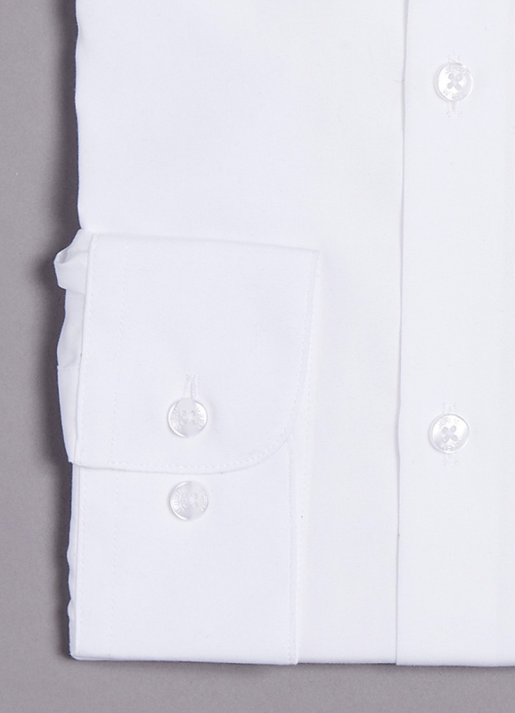 Cotton poplin shirt - Tailored fit