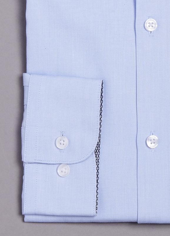 Chemise ajustée en coton