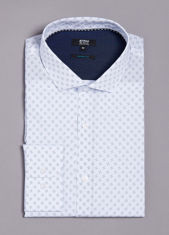 CHEMISE A MOTIF EN COTON