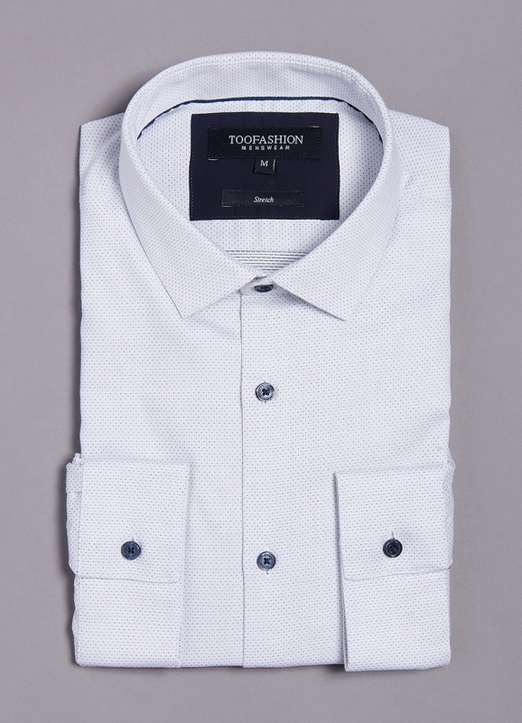 Chemise en coton stretch