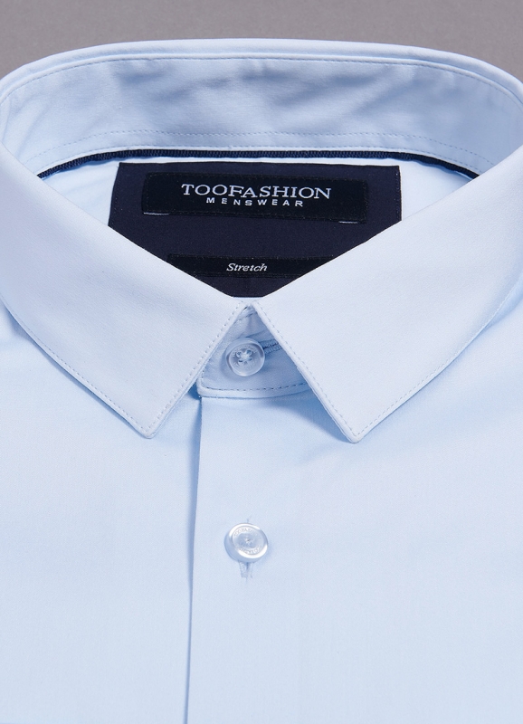 Cotton stretch shirt – Slim fit