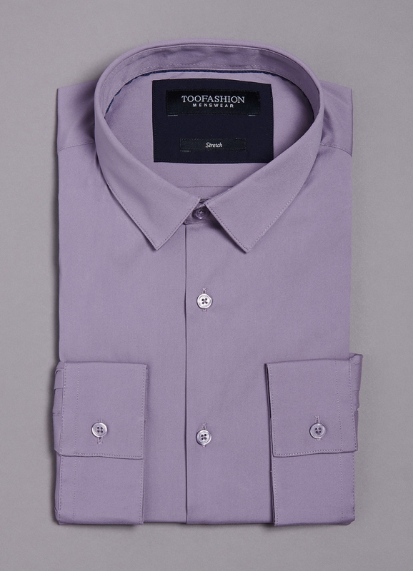 Cotton stretch shirt – Slim fit